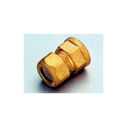 raccord gaz en laiton bicA ne droit F 3/8 x 10 mm ogive tA flon