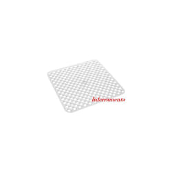 Gedy - Tapis de douche antidA rapant Geo tapis pvc blanc 53x53 cm