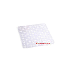 Tapis de douche antidA rapant CA'ur tapis transparent Gedy 55x55 cm