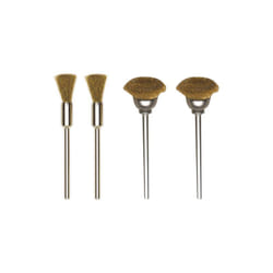 28961 2 brosses laiton avec brosse mm. 8 pour metaux cuivre en laiton - Proxxon