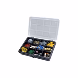 conteneur boA te de petites piA ces cm 24x19x3,7h avec 16 compartiments antichoc