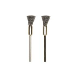 28951 2 brosses en acier avec brosse 8 mm. pour enlever la rouille - Proxxon