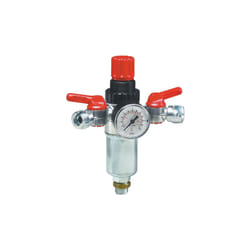 Fiac de'tendeur re'gulateur de pression 950/1 pour compresseur avec filtre manome'tre et 2 robinets a' baionnette