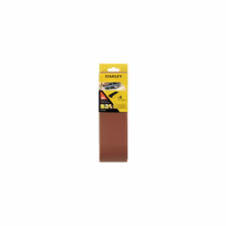 Stanley STA33191 3 bandes abrasives mm75x533 grain 80 pour ponceuse a' bande