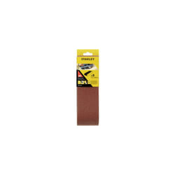 Stanley STA33191 3 bandes abrasives mm75x533 grain 80 pour ponceuse a' bande