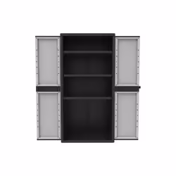 Terry Jumbo armoire toutes e'tage'res en polypropyle'ne avec 2 portes coupe-vent cm90X54X180H pour l'exte'rieur