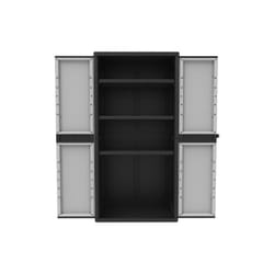 Terry Jumbo armoire toutes e'tage'res en polypropyle'ne avec 2 portes coupe-vent cm90X54X180H pour l'exte'rieur