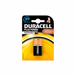 pile alcaline 9V duracell MN1604 6LF22 transistor stylet duralock