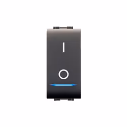 Interrupteur bipolaire Electrochannels Mylife 4015 avec LED Btcino compatible