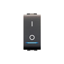 Elettrocanali - Interrupteur bipolaire Electrochannels Mylife 4015 avec led Btcino compatible