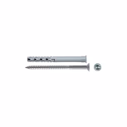 50 pcs Chevilles Fischer SXR-WT Cheville en nylon 6x60 mm avec vis Torx