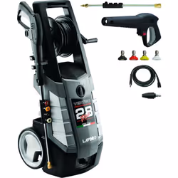 Pression maximale 160 bar max Débit 510 l/h max Puissance absorbée 2800 W max Tension 230 V- 50 Hz Poids 24,8 Kg Nettoyage de ...
