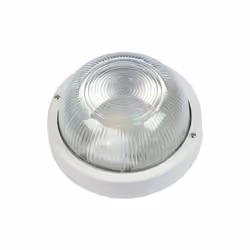 Plafonnier FME Art 62.710 rond E27 blanc pour lampes jusqu'A 60W