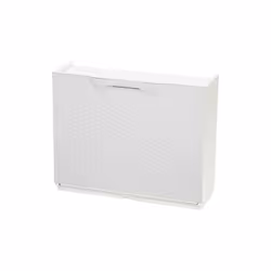 Armoire A chaussures modulable 4 modules en rotin blanc 51x17x40 cm h porte battante