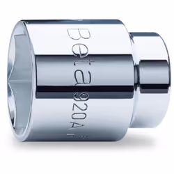 Clé à douille avec raccord carré femelle 1/2", embouchure hexagonale chromée Beta 920A, fabriqué en acier de haute qualité. C ...