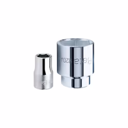 Clés à douille Beta 920 A Avec carré femelle 1/2'' et embouchure hexagonale, en acier chromé avec tête polie. Normes UNI/ISO ...