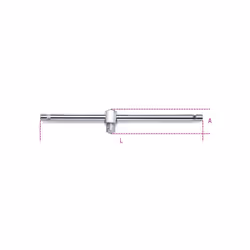 Carré mâle 3/4" avec bouchon coulissant chromé. Raccordement : 3/4 Unité de mesure : Millimètres Longueur : 450 mm Type : Cou ...