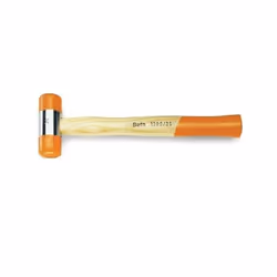 MAILLET PLASTIQUE 22 MANCHE BOIS 1390 BETA Têtes interchangeables en matière plastique Manche bois bicolore UNI 7784