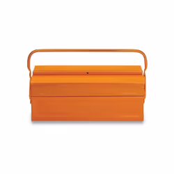 Panier extensible en tôle à trois compartiments, vide. panier vide Dimensions : 450x200x160/550x200x160 mm Type : 3 compartim ...