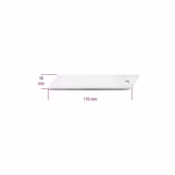 Etui de 10 lames sécables 18 mm 1771 RL Contenu du colis : 1 Etui de 10 lames sécables 18 mm 1771RL