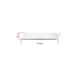 Beta - Etui de 10 lames sécables 18 mm 1771RL - 017710010