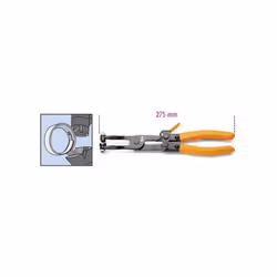 Collier de serrage automatique pour bagues de serrage de tuyaux. Unité de mesure : Millimètres Longueur : 275 mm Application ...