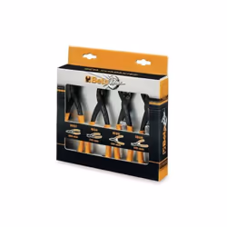 Cet assortiment est composé de: 1034 - Pince pour circlips intérieurs à becs coudés à 90° longueur 170 et diamètre 1.9 mm 103 ...