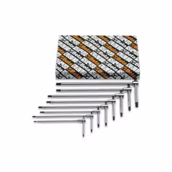 Le set de 6 clés mâles hexagonales chromées en T. Beta 951/S6 est un assortiment pratique d'outils à main idéal pour une vari ...