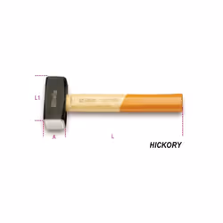 Maillets avec manche en bois. Type : Maillet avec manche en bois Taille de la tête : 38/50 mm Manche : Bois Longueur du manch ...