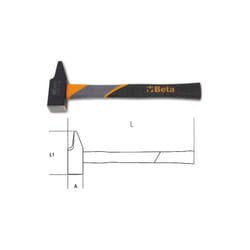 Beta - Marteau mécanicien manche fibre - 1370FT - 300 mm - 0,93 kg