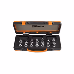 Assortiment de 14 outils de vidange. Raccord : 1/2 Application : Vidange totale Contenu du coffret : Beta 1494e 8-9-10-11-12- ...