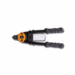 Machine à riveter compacte avec réservoir à tige et 5 têtes interchangeables. Têtes fournies : 5 Longueur : 330 mm Rivets alu ...