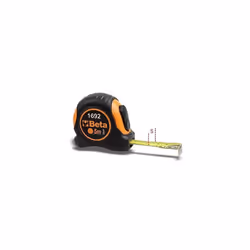 Mètre enrouleur portable Avec verrouillage de la mesure Ruban large 16 mm Longueur de mesure 3 m