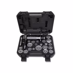 Outil pneumatique pour la rétraction et la rotation des pistons de frein à disque droit et gauche avec accessoires. "Vérin au ...