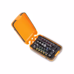 Jeu de 30 embouts colorés avec porte-embouts magnétique dans un étui de poche. Support : 1/4 Type : Assortiment Contenu de la ...