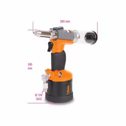 Riveteuse avec aspiration automatique "pour rivets en acier, acier inoxydable, aluminium et cuivre, 2,4 - 3,2 - 4,0 - 4,8 mm  ...