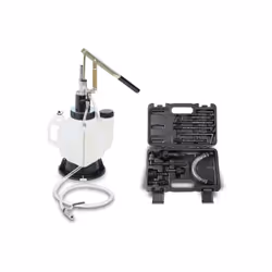 Equipement pour l'introduction d'huile dans les boîtes de vitesses manuelles et automatiques et les différentiels. complet av ...