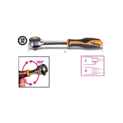 Beta Tools - Cliquet rotatif réversible 1/2 bêta 920/58 - 281 mm
