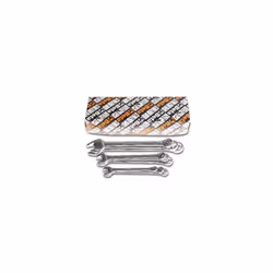 Jeu de clés mixtes inoxydables. Contenu de la série : 6-8-10-11-12-13-14-15-16-17-19 mm Finition : Standard Unité de mesure : ...