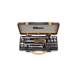 Clé à douille et jeu d'accessoires 3/8 Beta 910a/c16hr - 21