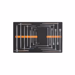 MOULE THERMOFORMÉ SOUPLE AVEC ASSORTIMENT D'OUTILS. Type de thermoformage : Souple Utilisation : Maintenance universelle Outi ...