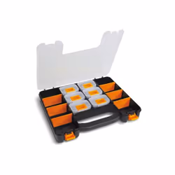 La 020800060 Beta 2080/V6 Case with 6 trays and empty dividers est une solution pratique et personnalisable pour l'organisati ...