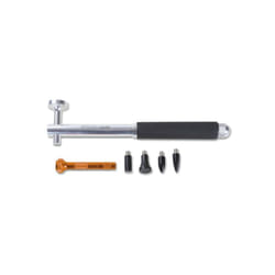 Beta 1360/K6 Marteau de carrossier en aluminium avec accessoires