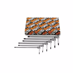 Le jeu de clés hexagonales mâles chromées en T 6 pcs. Beta 951AS/S6X est un assortiment pratique d'outils à main idéal pour u ...