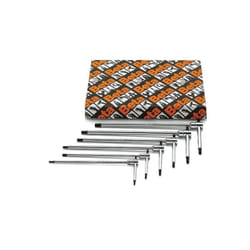 951AS/S6X Jeu de clés en t hexagonales mâles chromées 6 pcs. - Beta
