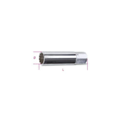 Beta - 956F Clé à douille pour bougie d'allumage 3/8' - 18.8 mm