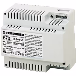 bticino 672, Système Intercom, Intérieure, 230 V, 50/60 Hz, 8 V, CA vers CC