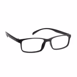 Polinelli PR14A300 verre à la mode Unisexe Rectangle Cerclé Noir, Rouge