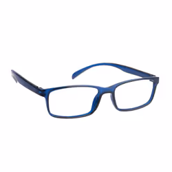 Polinelli PR14B350 verre à la mode Unisexe Rectangle Cerclé Bleu, Multicolore