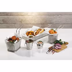 Paderno 41523-09 panier à service Rond Acier inoxydable